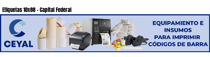 Etiquetas 10x88 - Capital Federal