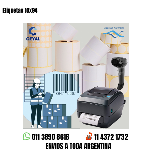 Etiquetas 10×94