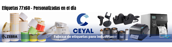Etiquetas 77x60 - Personalizadas en el día