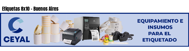 Etiquetas 8x10 - Buenos Aires