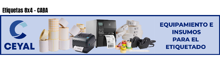 Etiquetas 8x4 - CABA