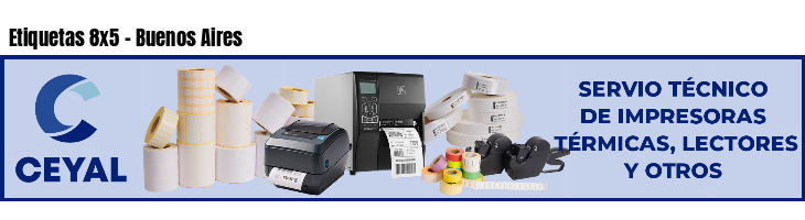 Etiquetas 8x5 - Buenos Aires