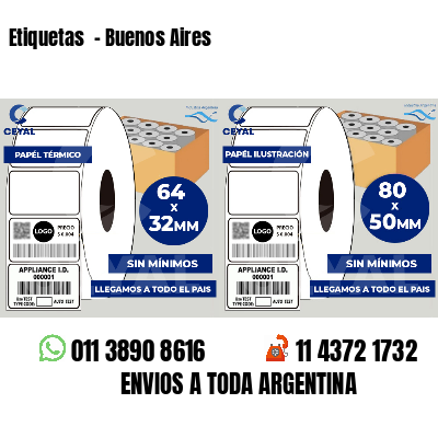 Etiquetas - Buenos Aires