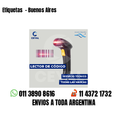 Etiquetas - Buenos Aires