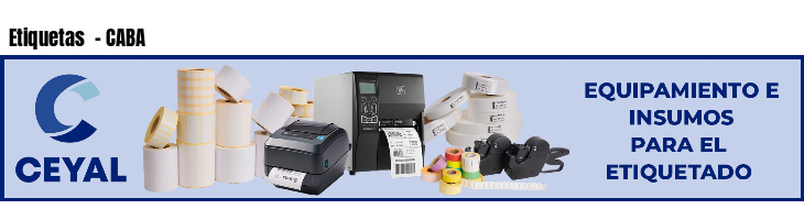 Etiquetas  - CABA