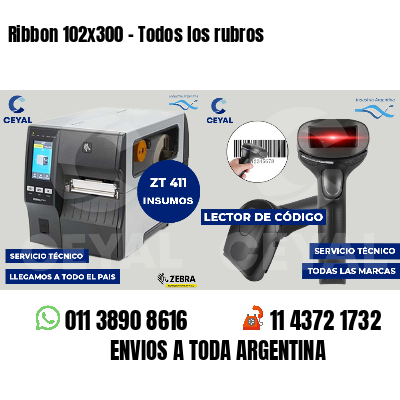 Ribbon 102x300 - Todos los rubros