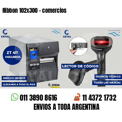 Ribbon 102x300 - comercios