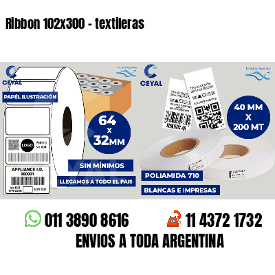 Ribbon 102x300 - textileras