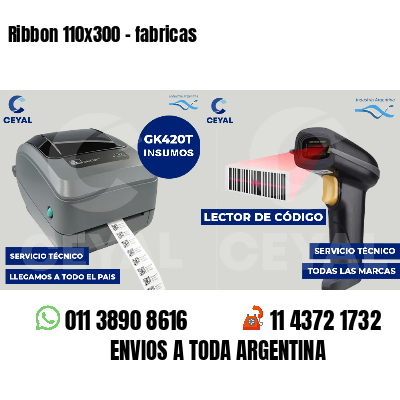 Ribbon 110x300 - fabricas