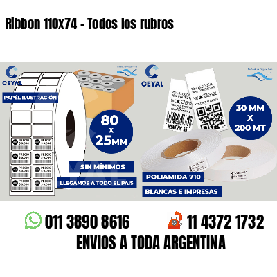 Ribbon 110x74 - Todos los rubros