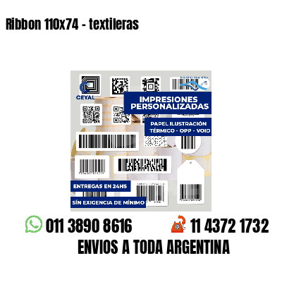 Ribbon 110x74 - textileras