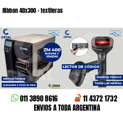 Ribbon 40x300 - textileras