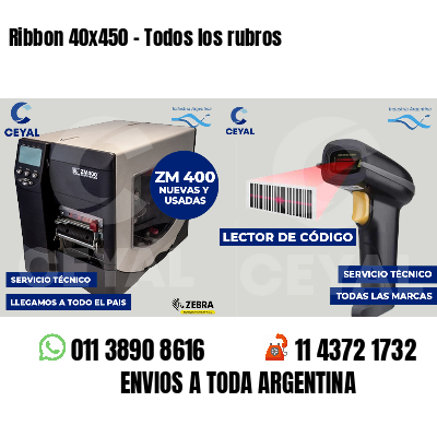 Ribbon 40x450 - Todos los rubros