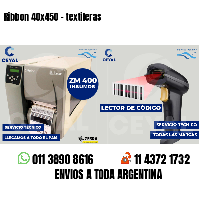 Ribbon 40x450 - textileras