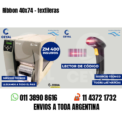 Ribbon 40x74 - textileras