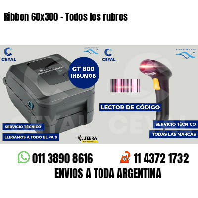 Ribbon 60x300 - Todos los rubros