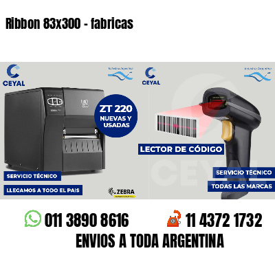 Ribbon 83x300 - fabricas