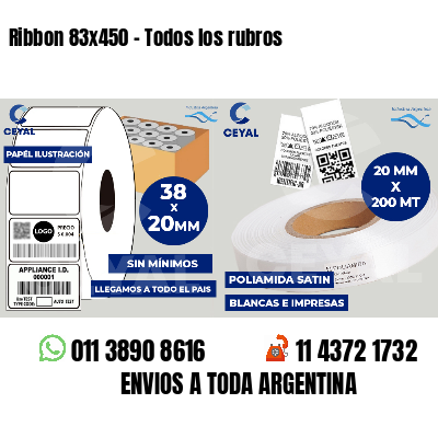 Ribbon 83x450 - Todos los rubros