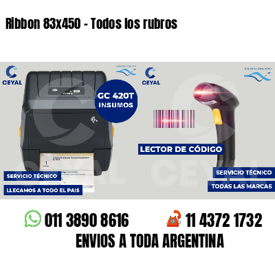 Ribbon 83x450 - Todos los rubros