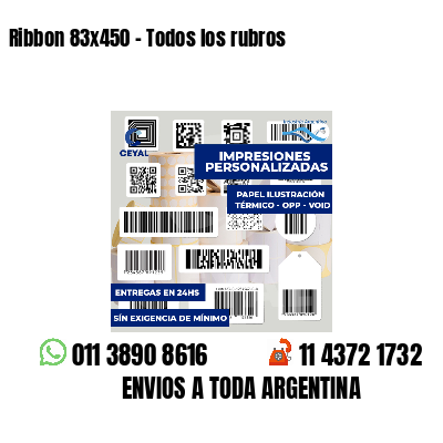 Ribbon 83x450 - Todos los rubros