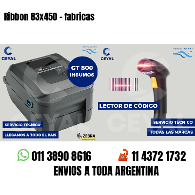 Ribbon 83x450 - fabricas