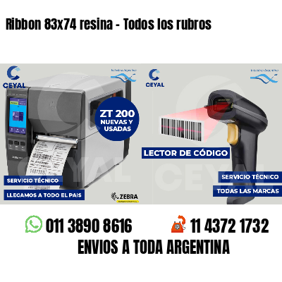 Ribbon 83x74 resina - Todos los rubros