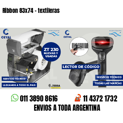 Ribbon 83x74 - textileras