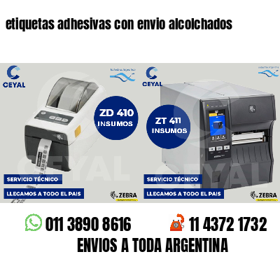 etiquetas adhesivas con envio alcolchados
