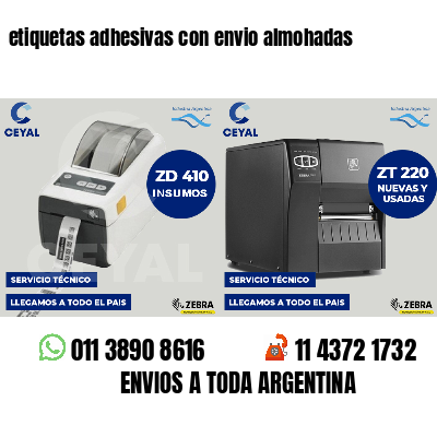 etiquetas adhesivas con envio almohadas