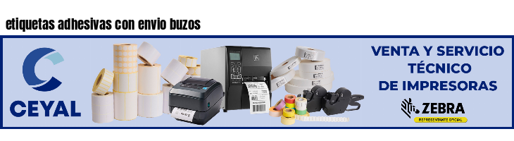 etiquetas adhesivas con envio buzos