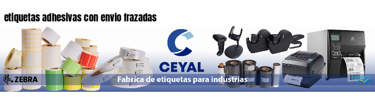 etiquetas adhesivas con envio frazadas