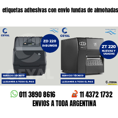 etiquetas adhesivas con envio fundas de almohadas