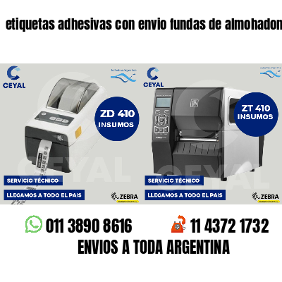 etiquetas adhesivas con envio fundas de almohadones