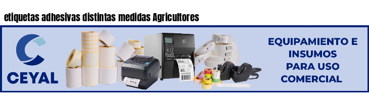 etiquetas adhesivas distintas medidas Agricultores