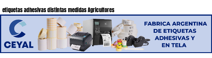 etiquetas adhesivas distintas medidas Agricultores