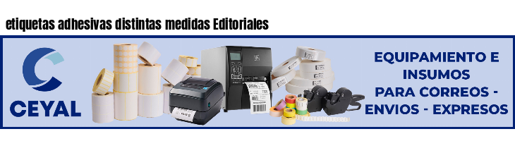 etiquetas adhesivas distintas medidas Editoriales