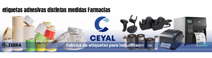 etiquetas adhesivas distintas medidas Farmacias