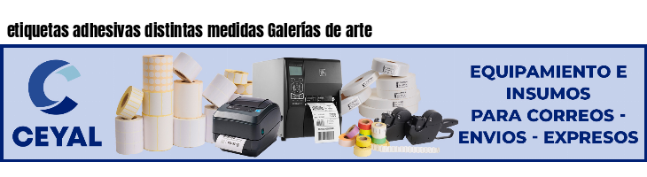 etiquetas adhesivas distintas medidas Galerías de arte