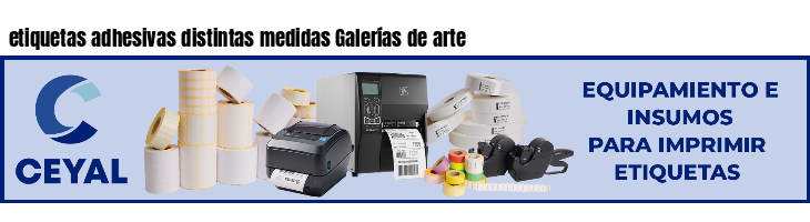 etiquetas adhesivas distintas medidas Galerías de arte