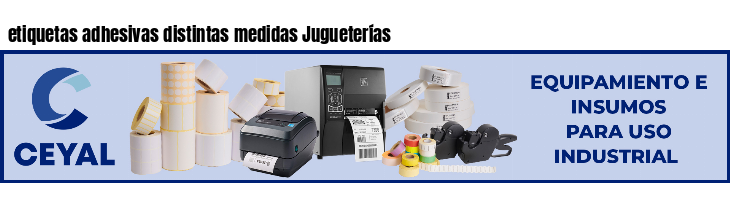 etiquetas adhesivas distintas medidas Jugueterías
