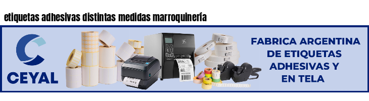 etiquetas adhesivas distintas medidas marroquinería
