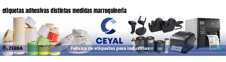 etiquetas adhesivas distintas medidas marroquinería
