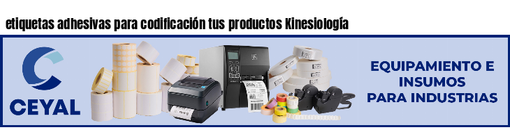 etiquetas adhesivas para codificación tus productos Kinesiología