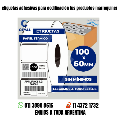 etiquetas adhesivas para codificación tus productos marroquinería