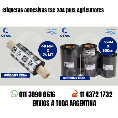 etiquetas adhesivas tsc 244 plus Agricultores