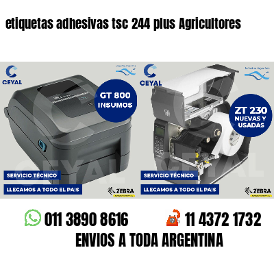 etiquetas adhesivas tsc 244 plus Agricultores