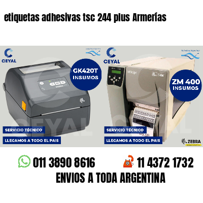 etiquetas adhesivas tsc 244 plus Armerías