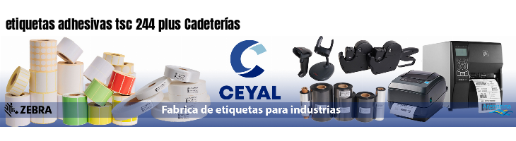 etiquetas adhesivas tsc 244 plus Cadeterías