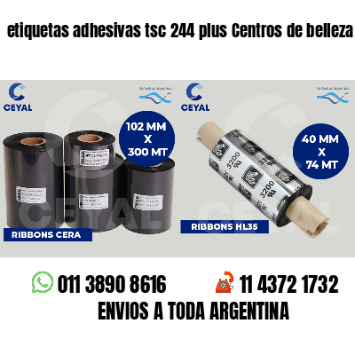 etiquetas adhesivas tsc 244 plus Centros de belleza
