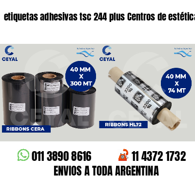 etiquetas adhesivas tsc 244 plus Centros de estética